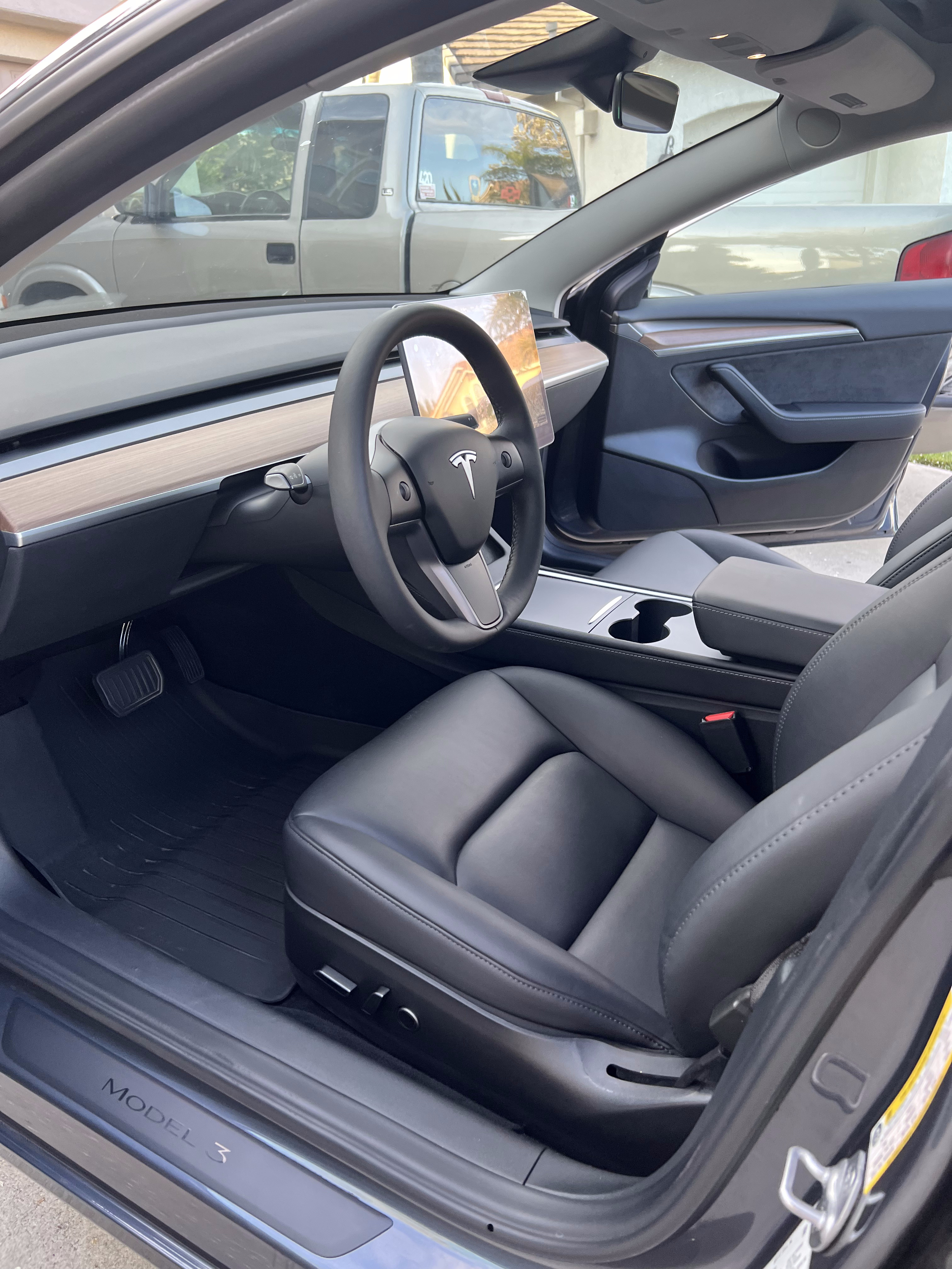 Tesla Model 3 interior detail